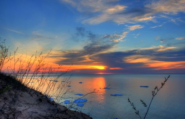 Past Winner: Sunset over Lake Michigan